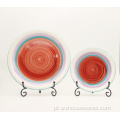 16 pcs Best Stoneware Bright Colored Dinnerware,